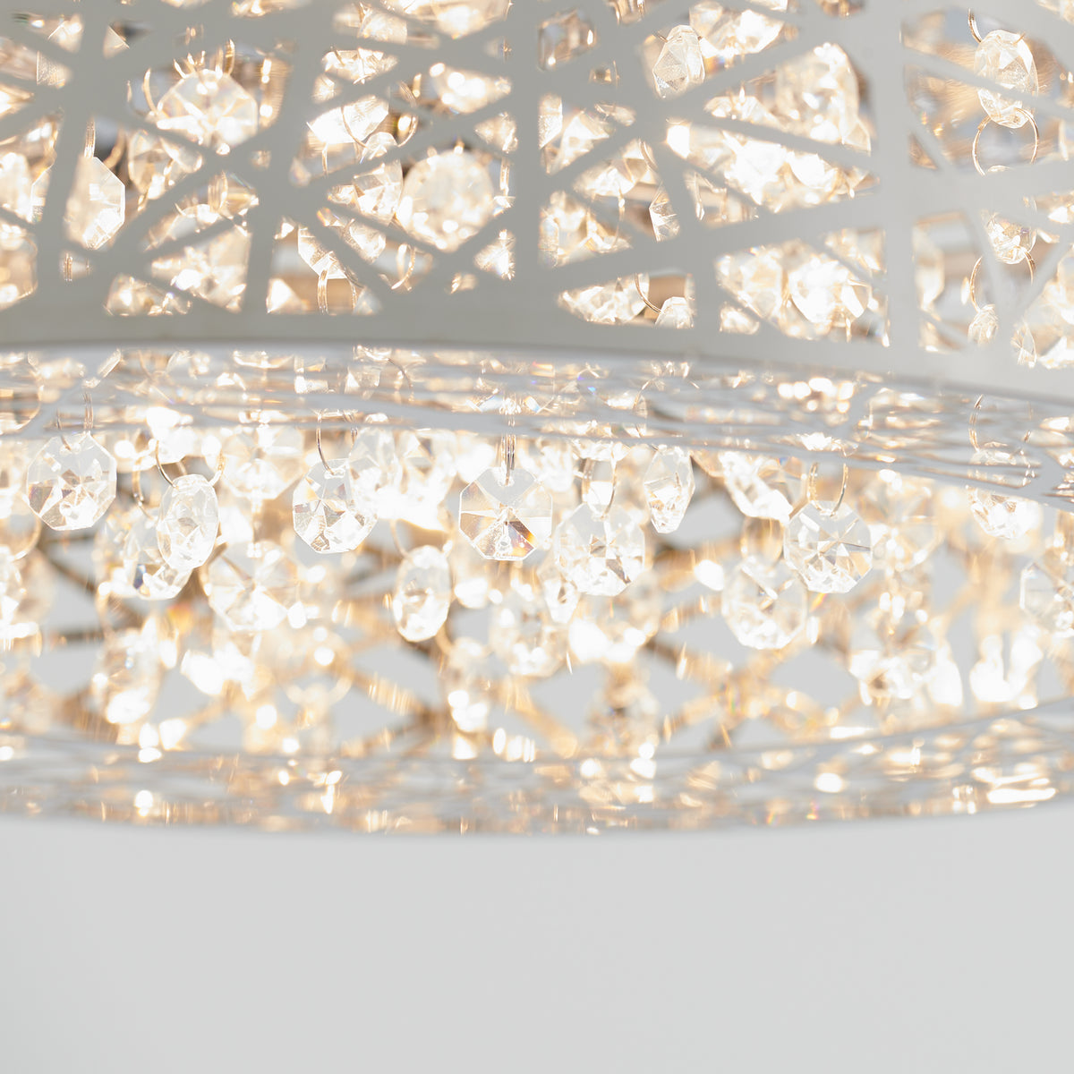 Crystal Nest luz de techo LED empotrada 38 cm (15 in.)