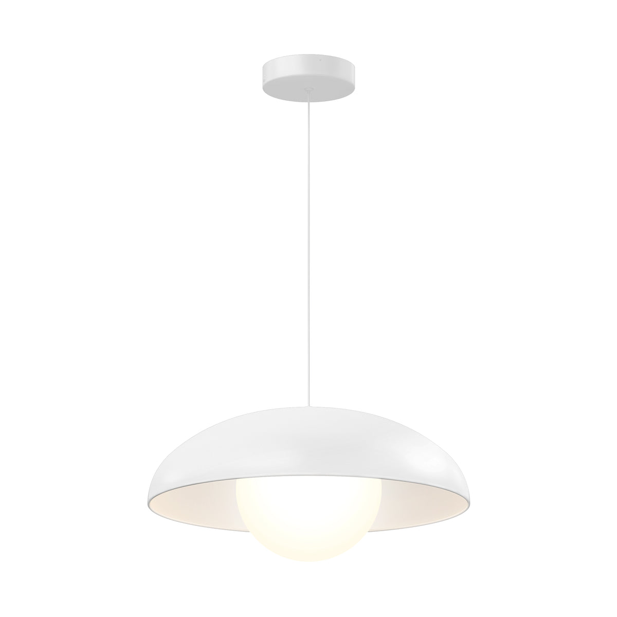 Boden LED modern mid-century pendant light 3 CCT