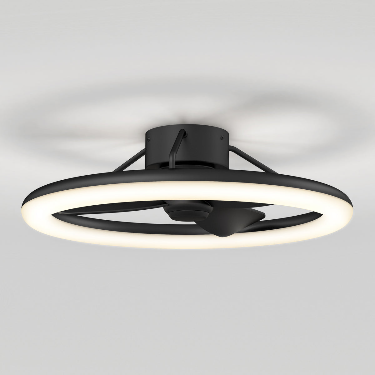 Darren 23 in. (58 cm) LED modern fandelier ceiling fan with light - includes remote