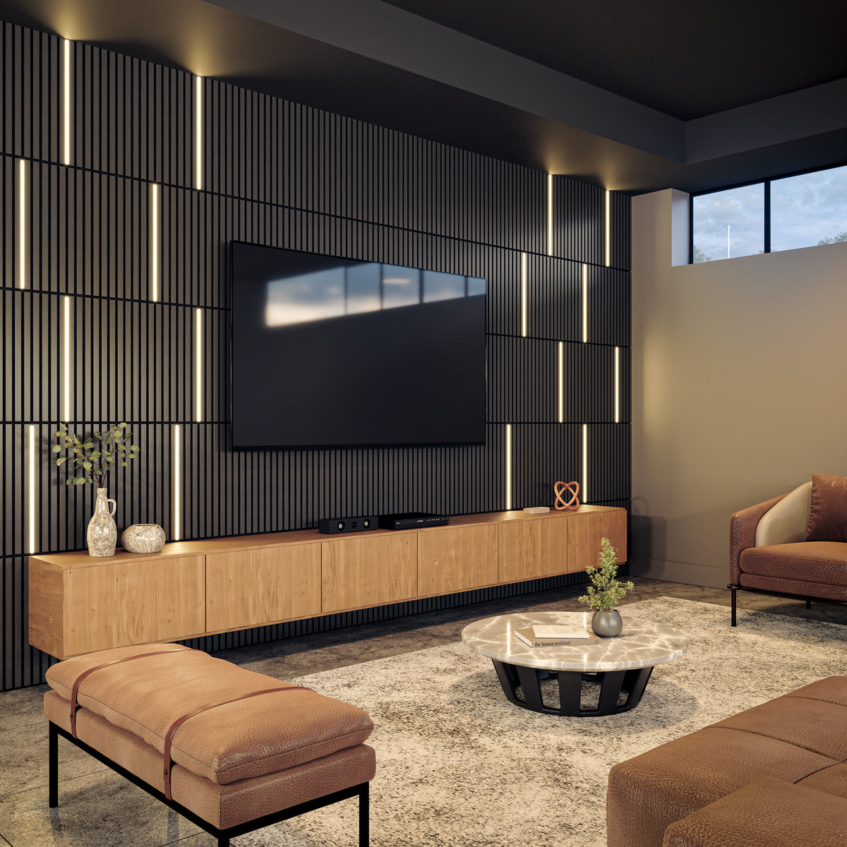 Lumilok LED Wall Panel Light with Remote for Sonolok