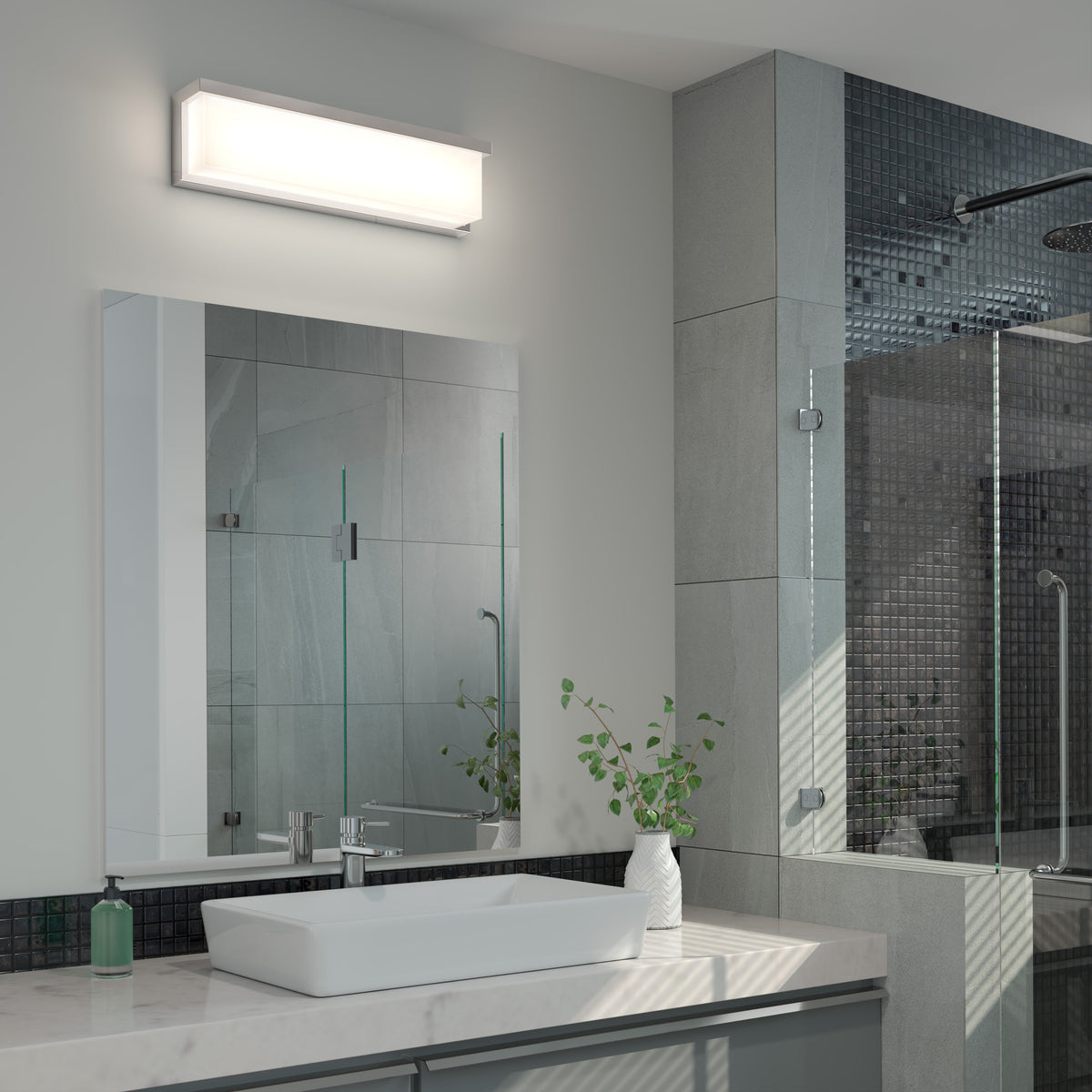 Bristol modern LED bathroom vanity light 3 CCT