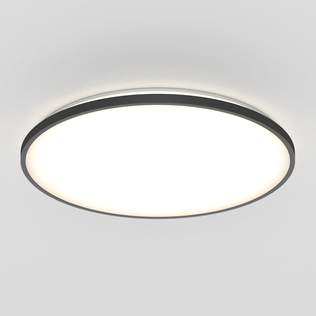 Europa 21 in. LED modern flush mount light - with remote