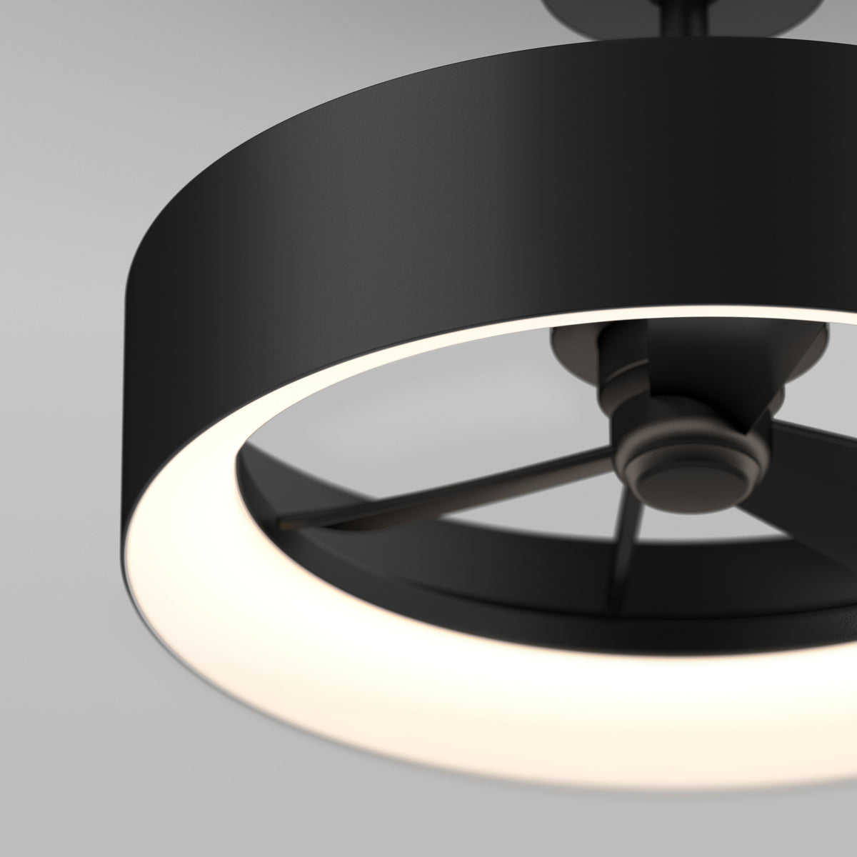 Aiden 24 in. LED modern ceiling fan 3 speeds - with remote