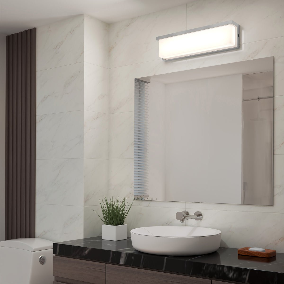 Bristol modern LED bathroom vanity light 3 CCT