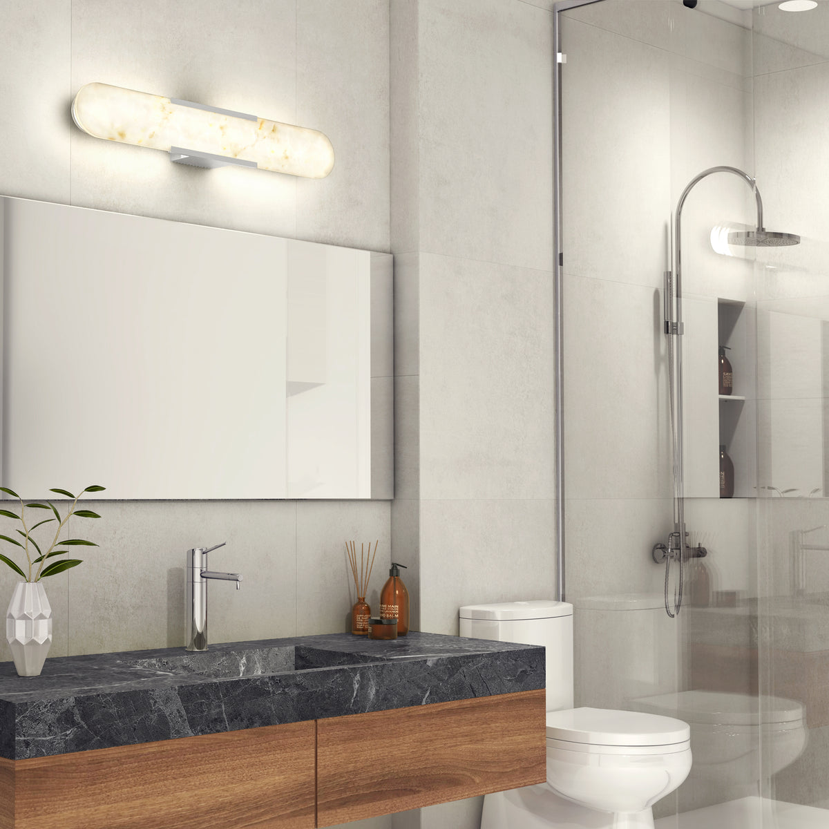 Selena LED bathroom vanity light 3 CCT