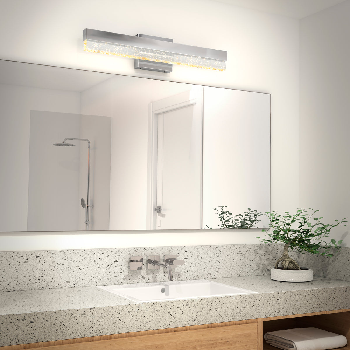 Essence Bubble Bar LED bathroom vanity light