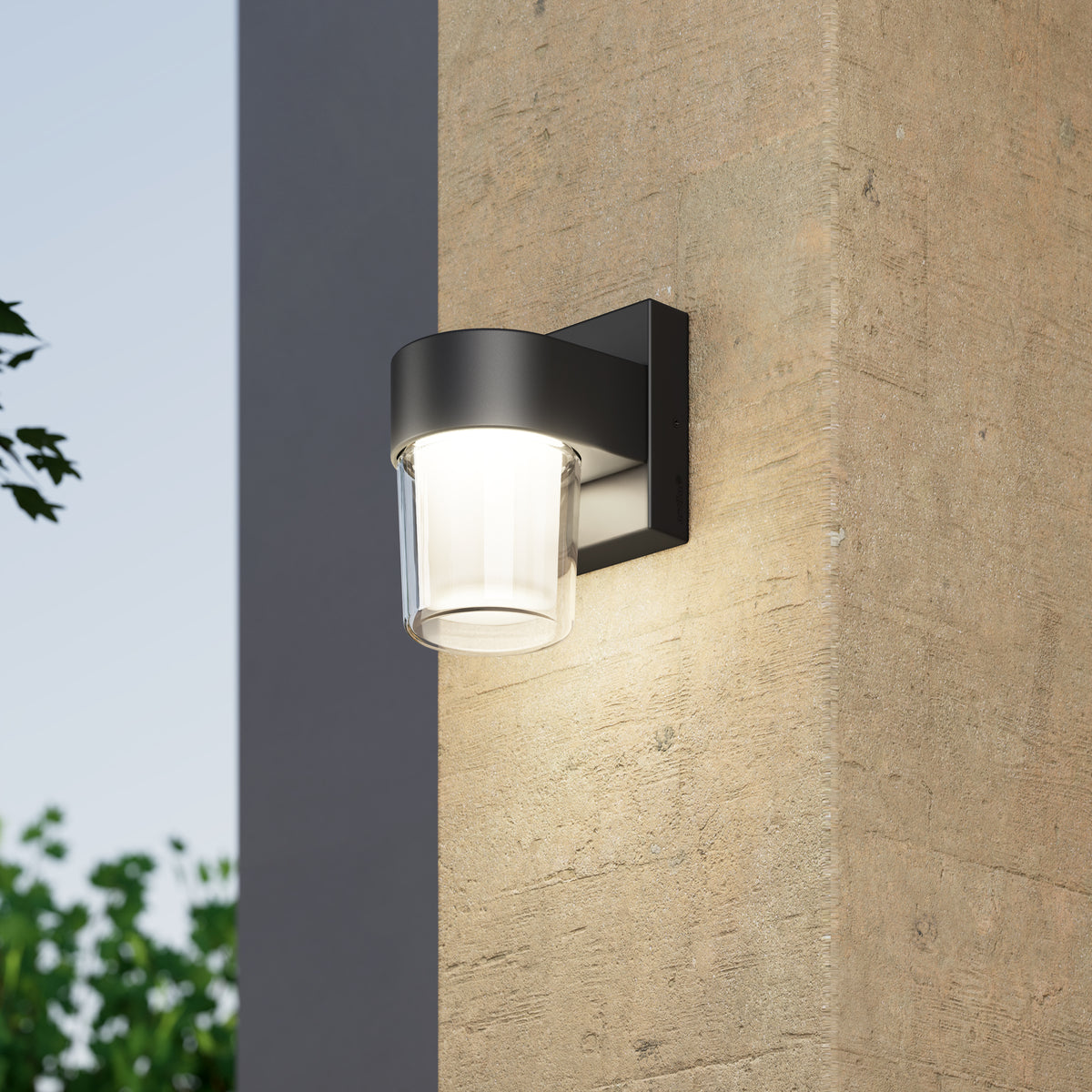 Halden indoor-outdoor LED wall light 5 CCT