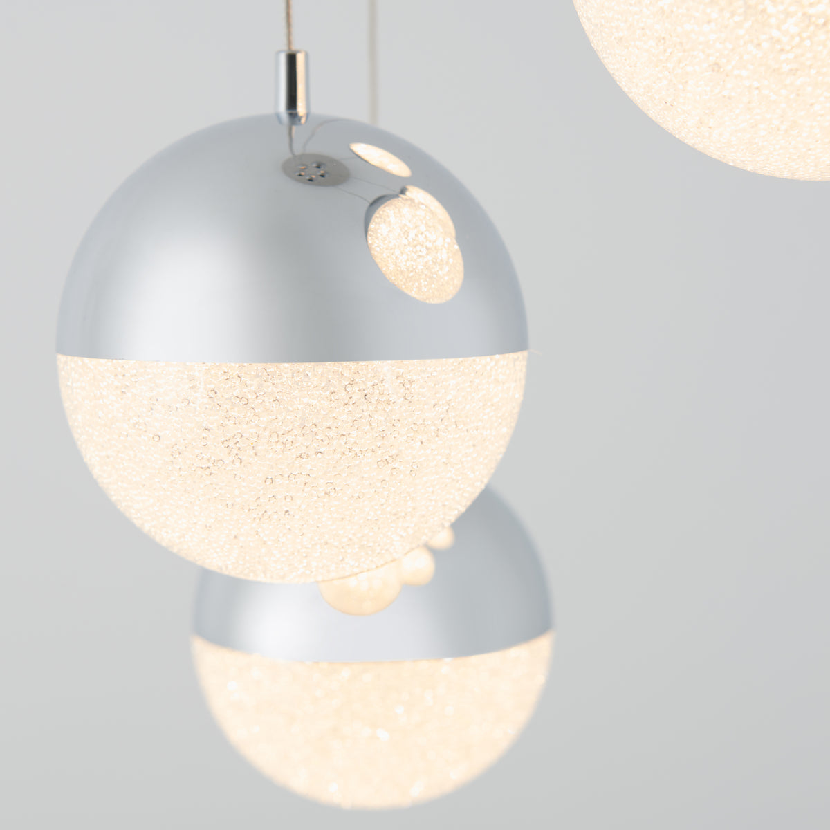 Sparkle lámpara suspendida LED de 5 luces