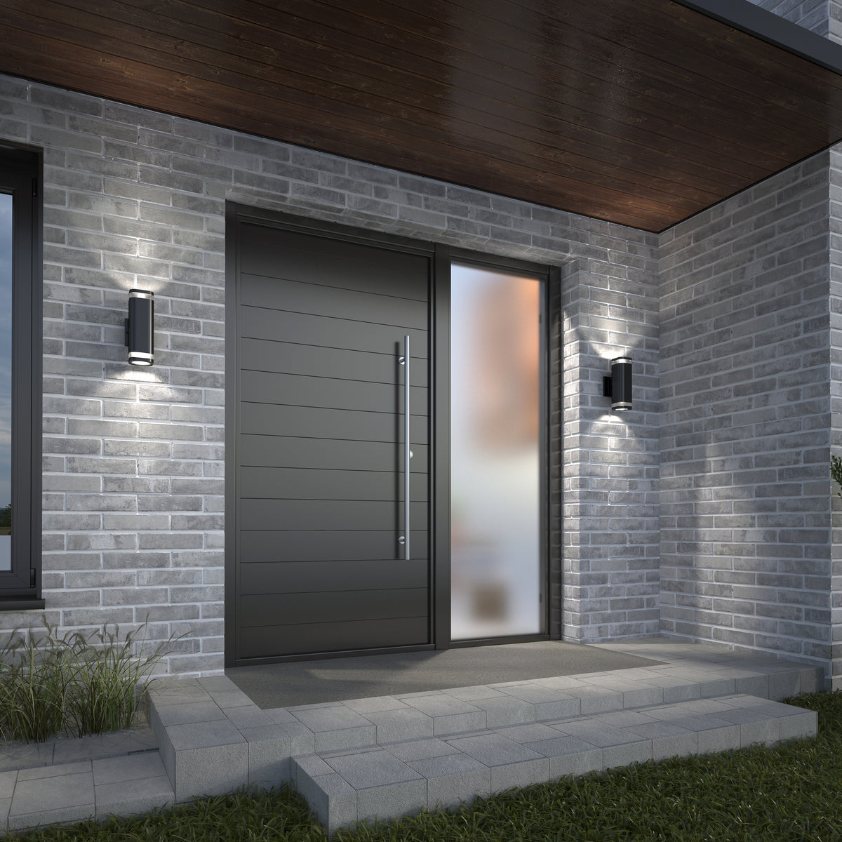 Mettle LED indoor-outdoor wall light