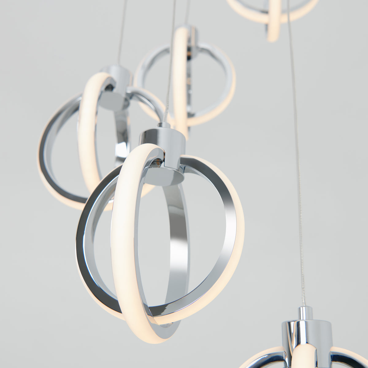 Soho modern 5-light LED pendant light