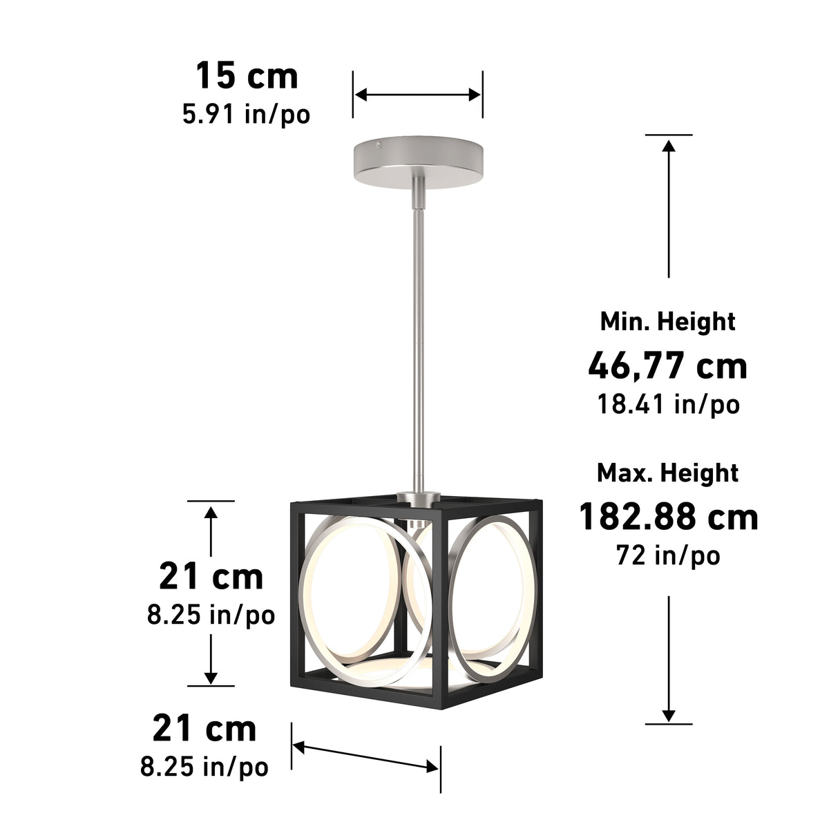 Astoria LED modern pendant light