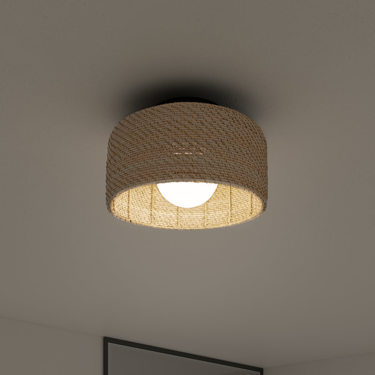 Emiko modern LED flush mount light 5 CCT