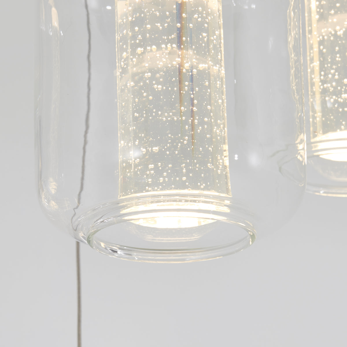 Champagne Globe 4-light LED pendant