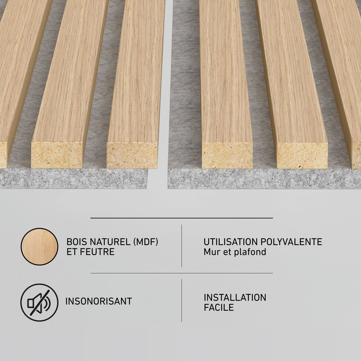 Artika Sonolok 15.5 ft sound-absorbing wall panel kit (4-pack) features easy installation and superior acoustic performance.