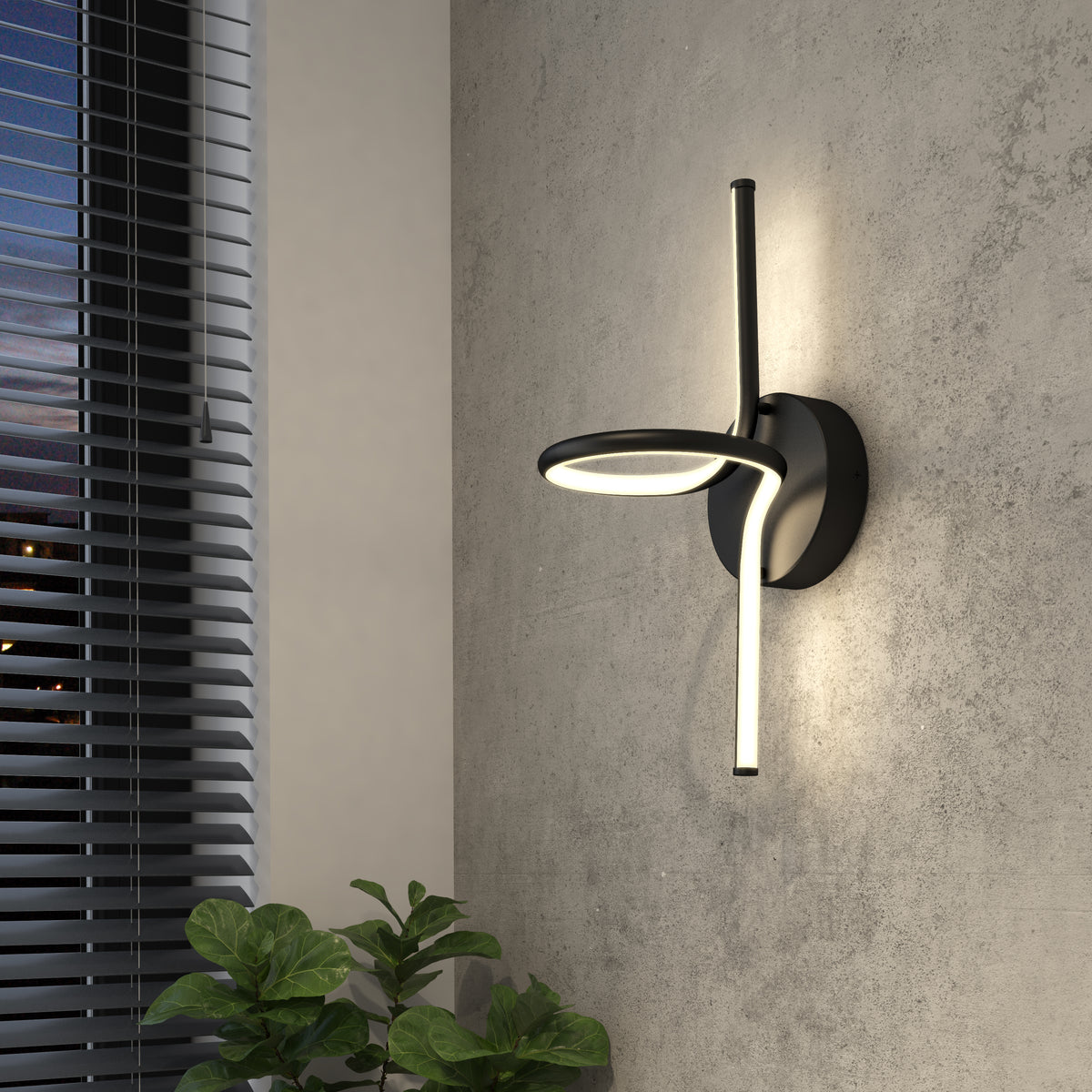 Swirl LED Sconce