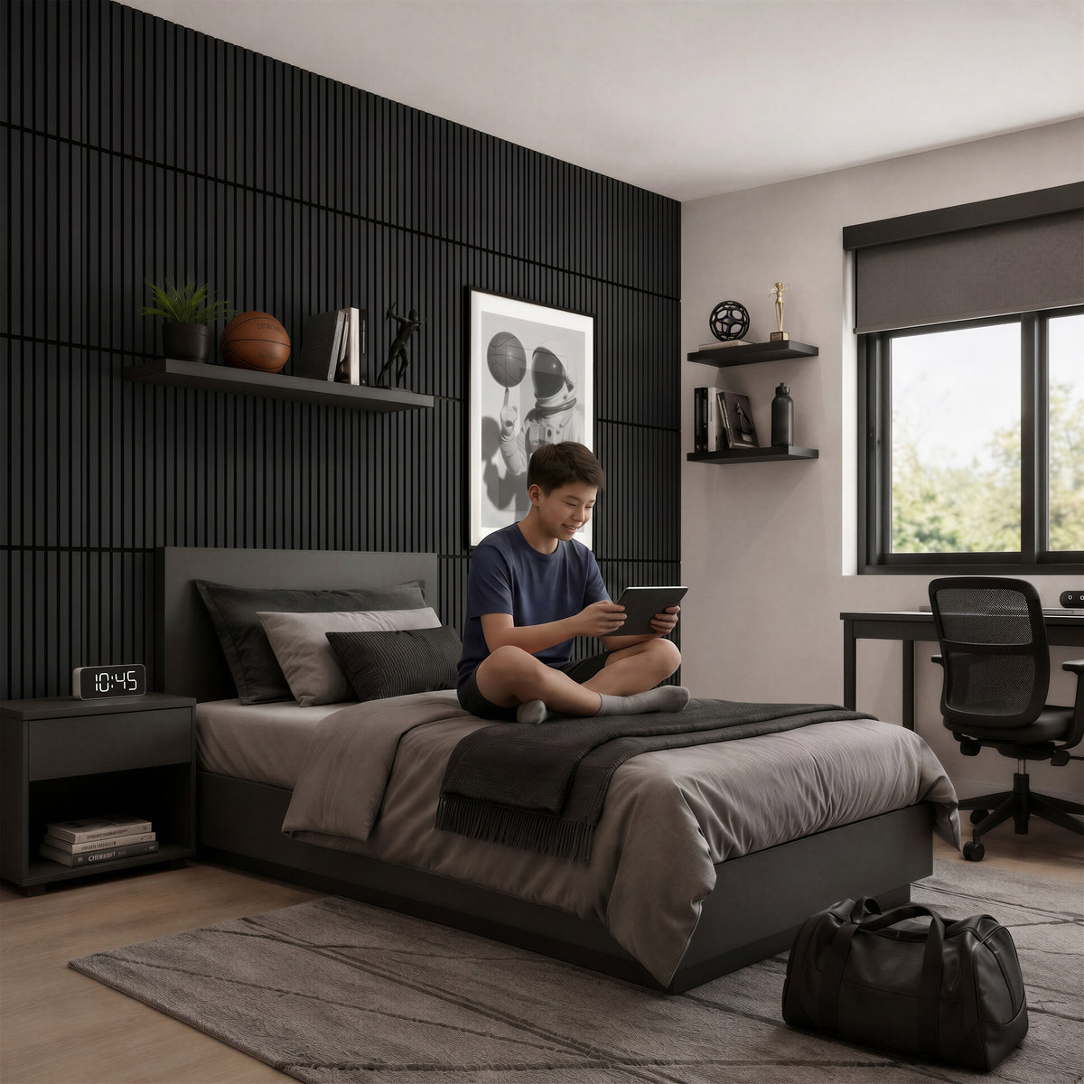 Sonolok 15.5 ft sound-absorbing wall panel kit (4-pack)