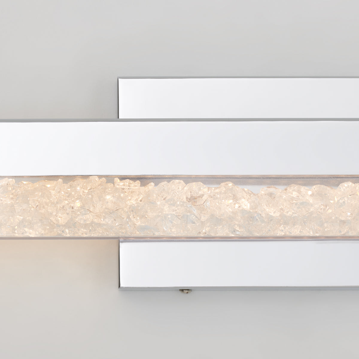 The Artika Riviera 27-in LED Vanity Light Bar adds modern style and sparkling crystals to your bathroom décor.