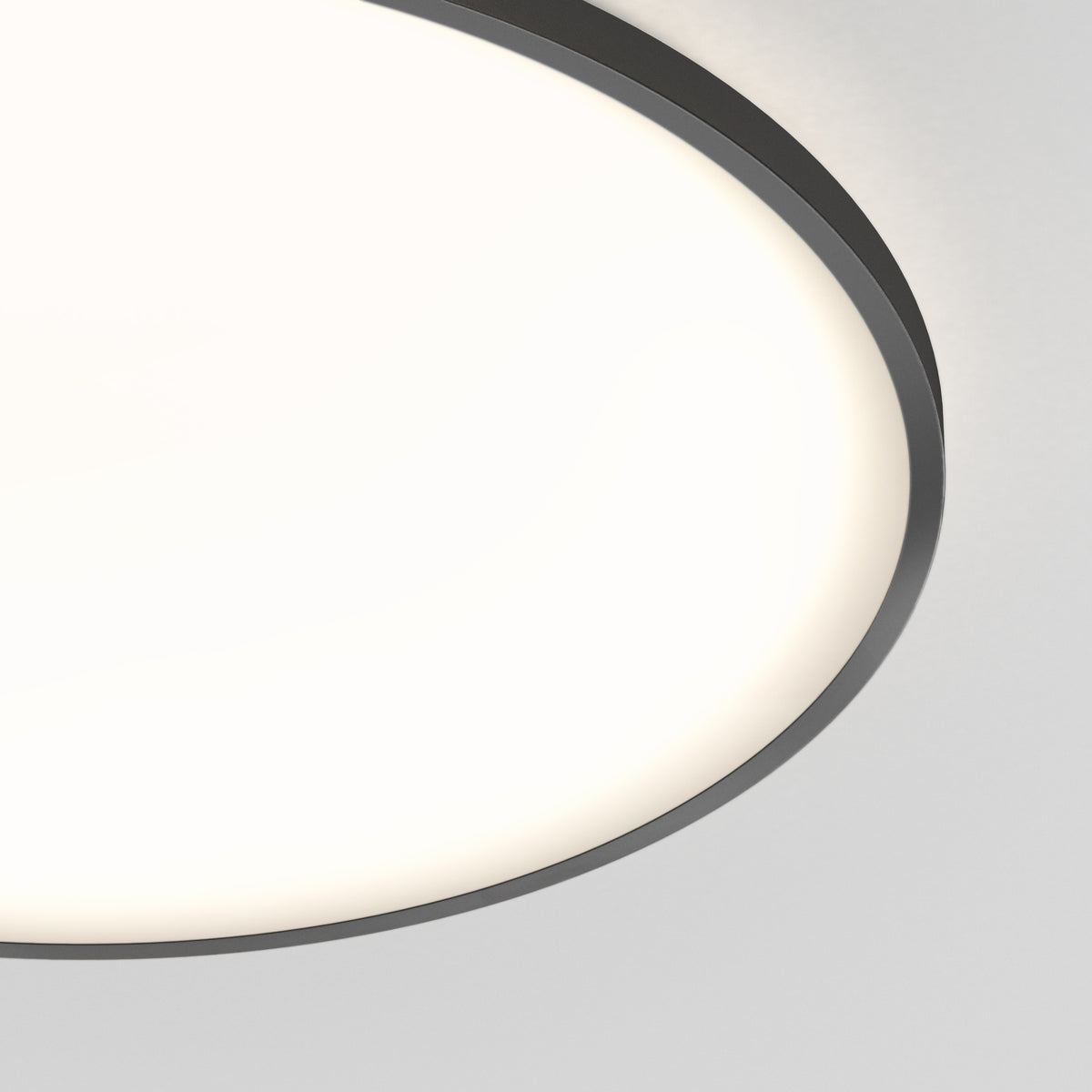 Europa 21 in. LED modern flush mount light - with remote
