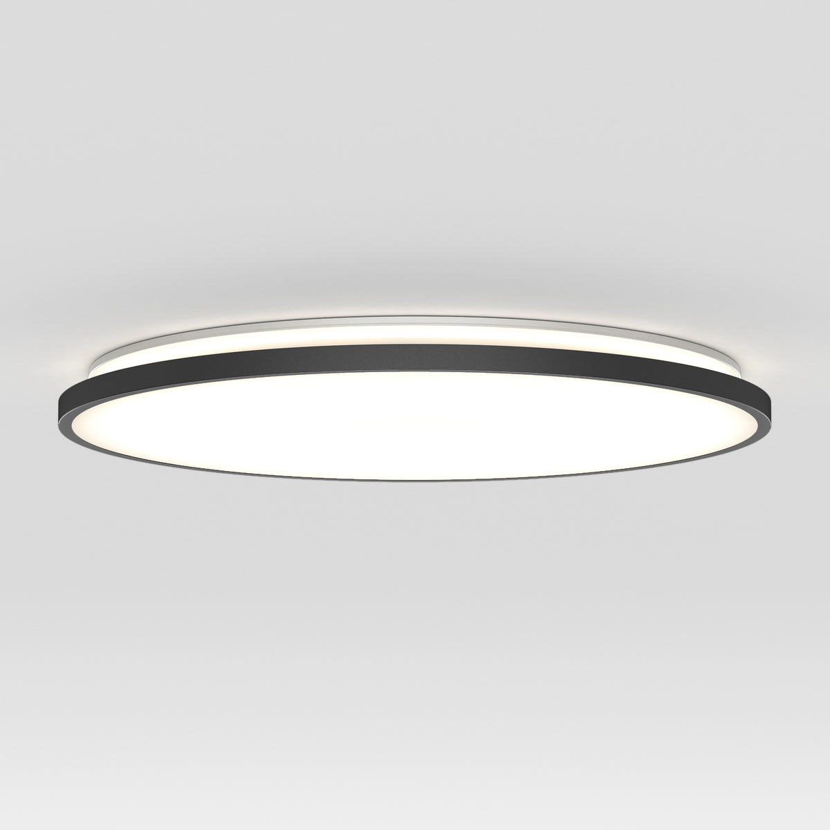 Europa 21 in. LED modern flush mount light - with remote