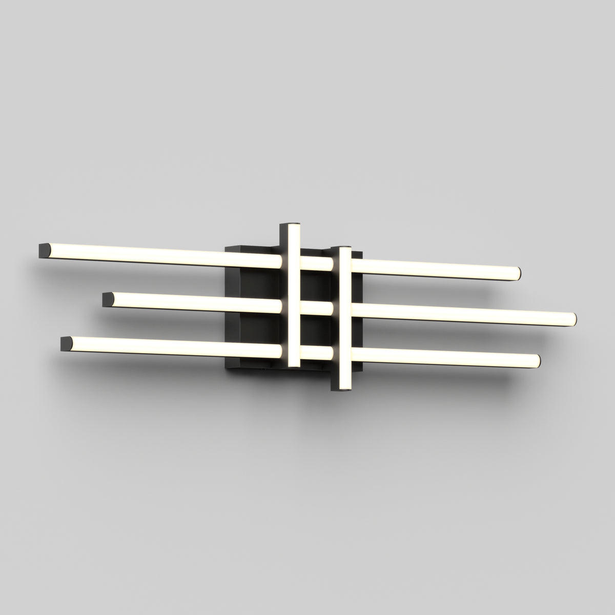 Grid modern LED bathroom vanity light