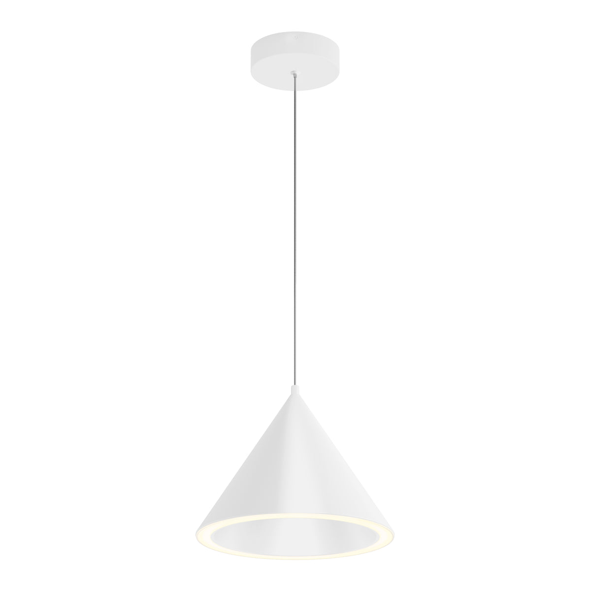 Artika Denali modern LED pendant light 3 CCT features a cone shade, adjustable color temps, and long-lasting illumination.