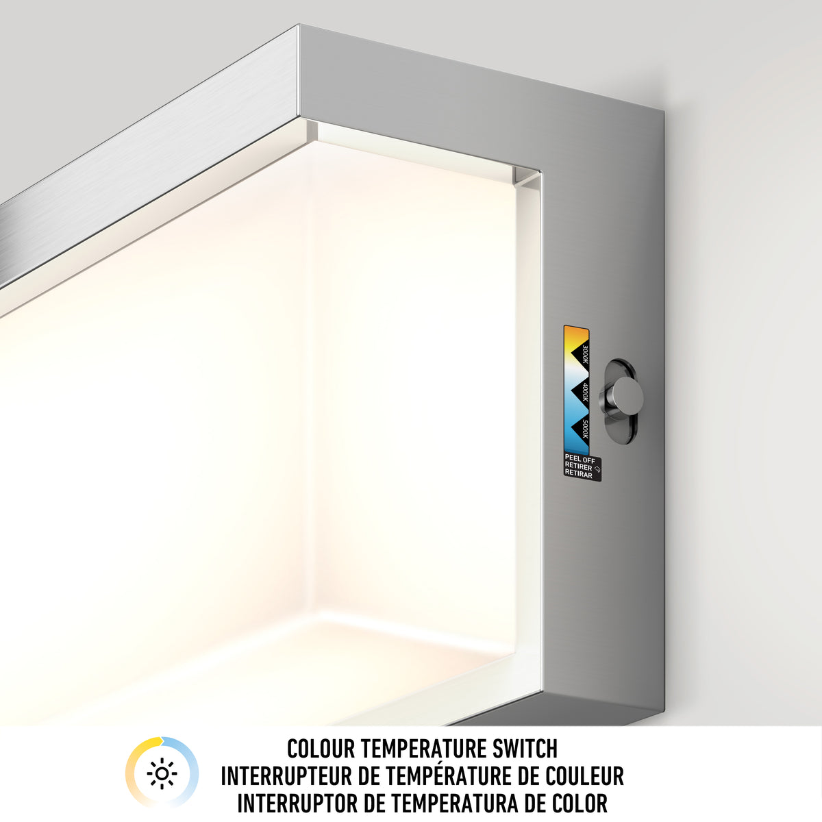 Bristol modern LED bathroom vanity light 3 CCT