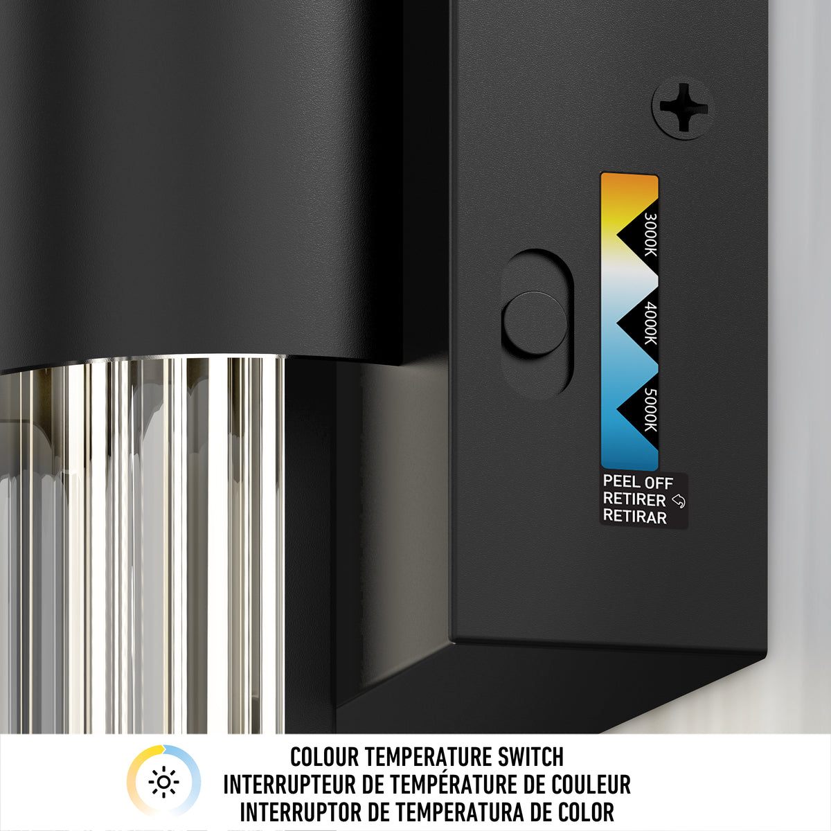 Dorado contemporary LED wall sconce 3 CCT