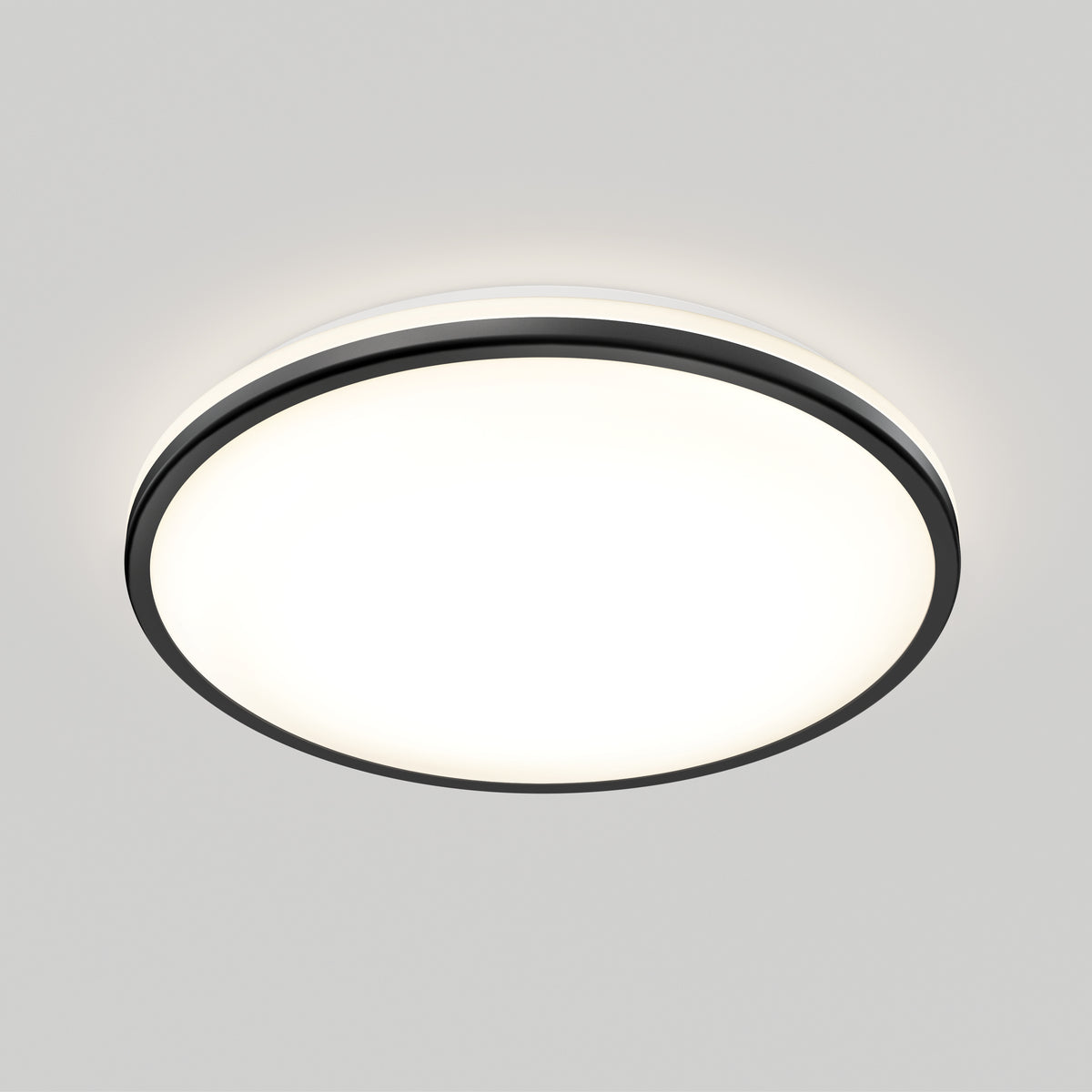 Macy 15 in. LED modern flush mount light RGB Wifi
