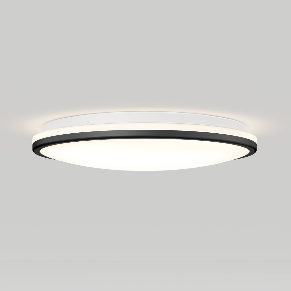 The Artika Macy 15 in. LED modern flush mount light offers RGB Wifi control and a sleek look on plain white ceilings.