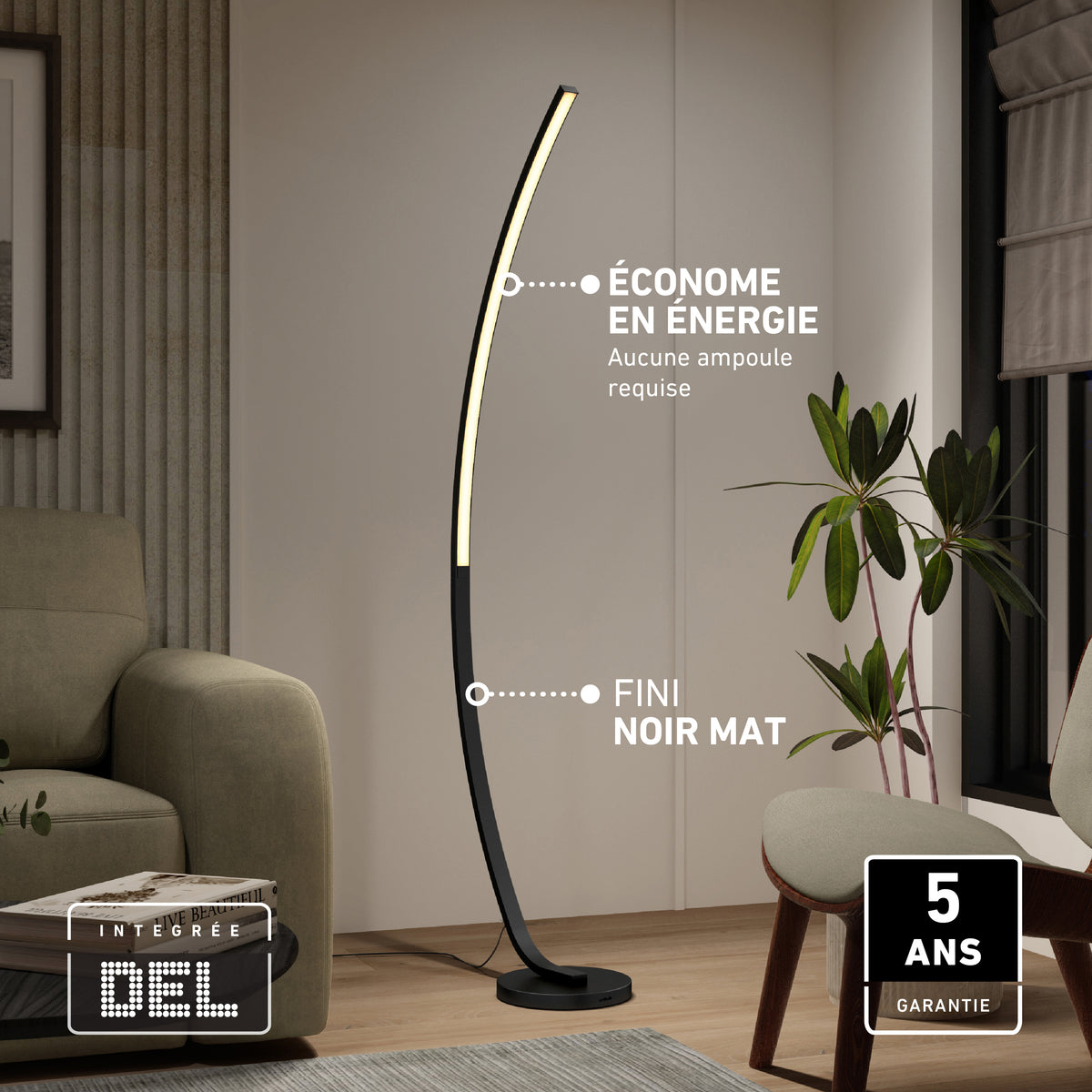 Arc LED Floor Lamp