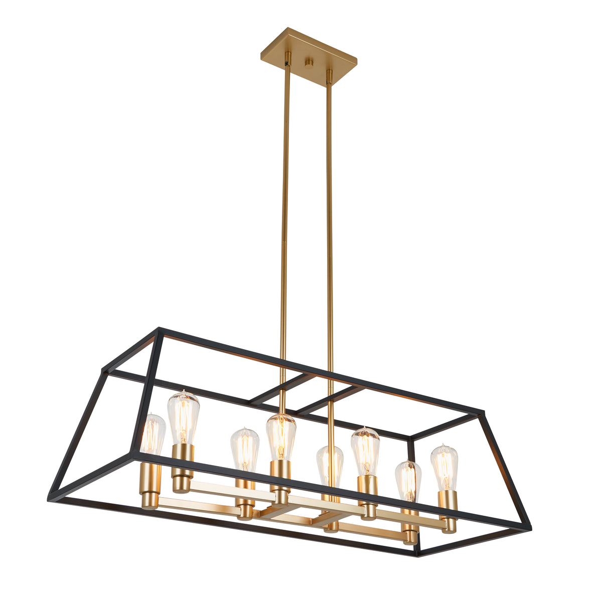 Carter Long 8-light LED chandelier