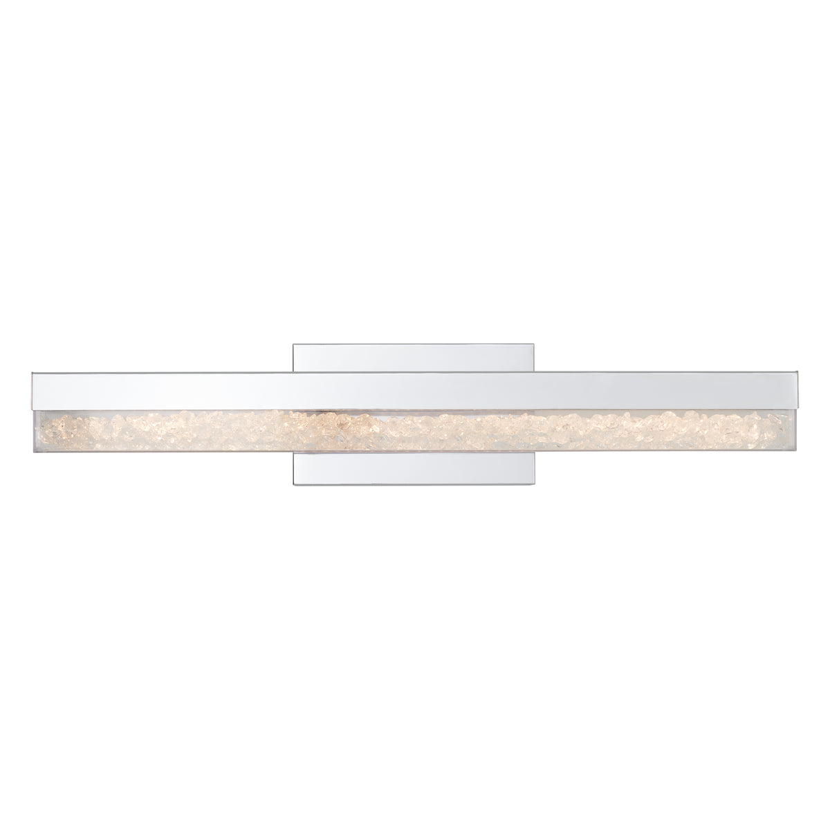 Artika Riviera 27-in LED Vanity Light Bar—sleek chrome design, ideal for bathroom lighting.