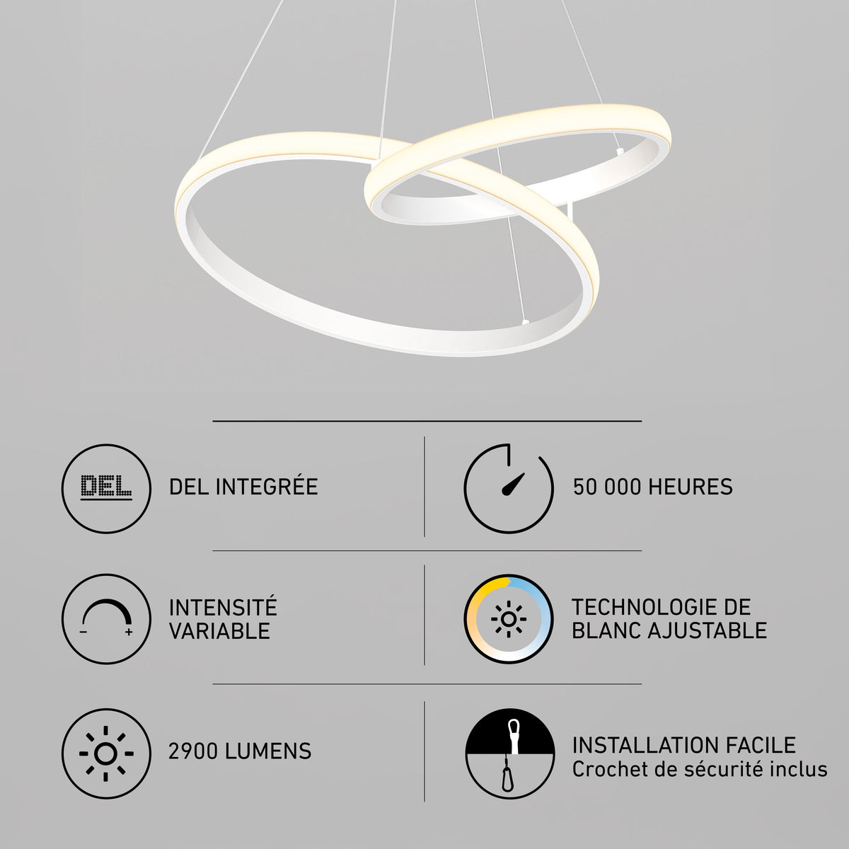 Mora 28" LED Pendant, 5CCT