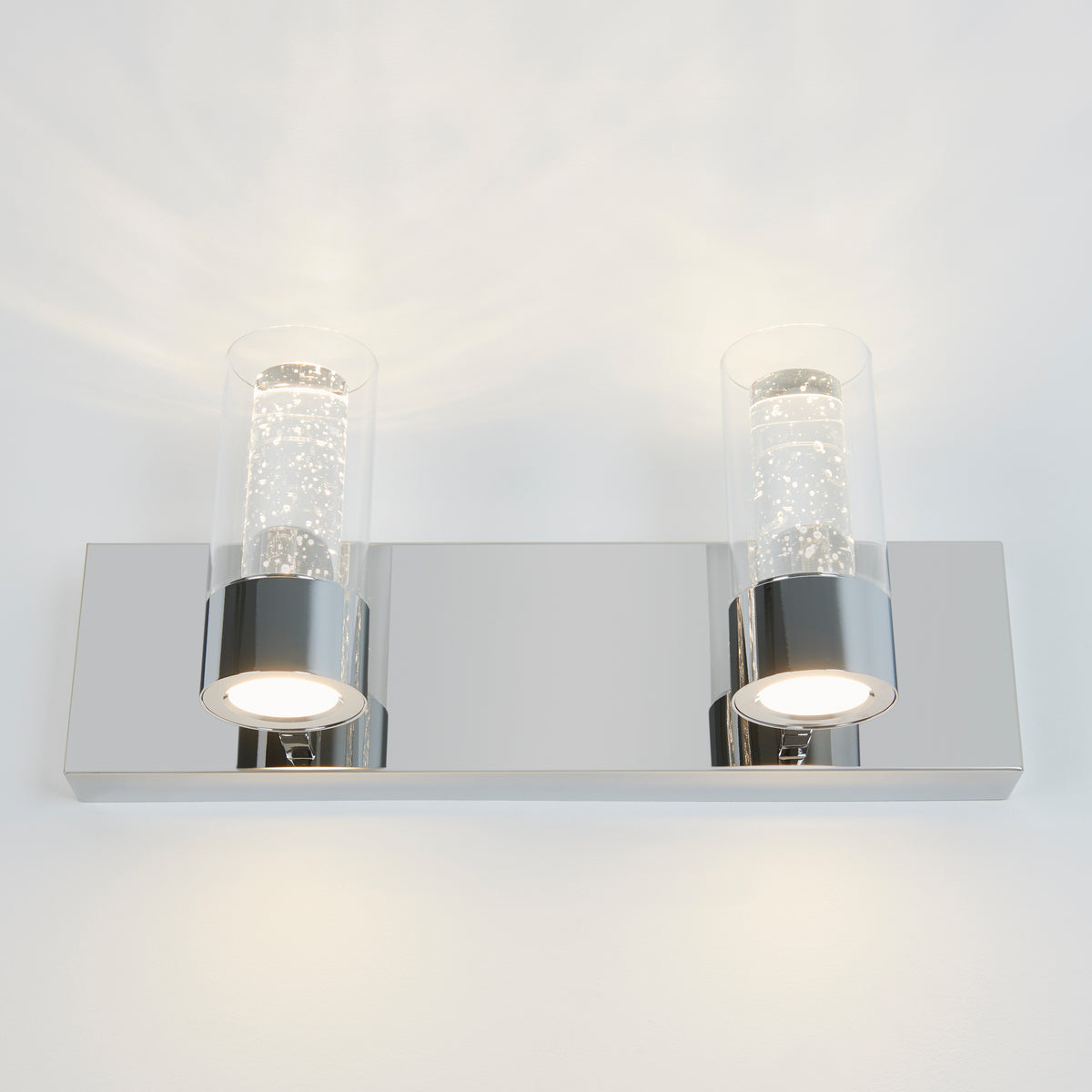 Ratio 16-in (40 cm) 2-Light Modern LED Vanity Light for Bathroom