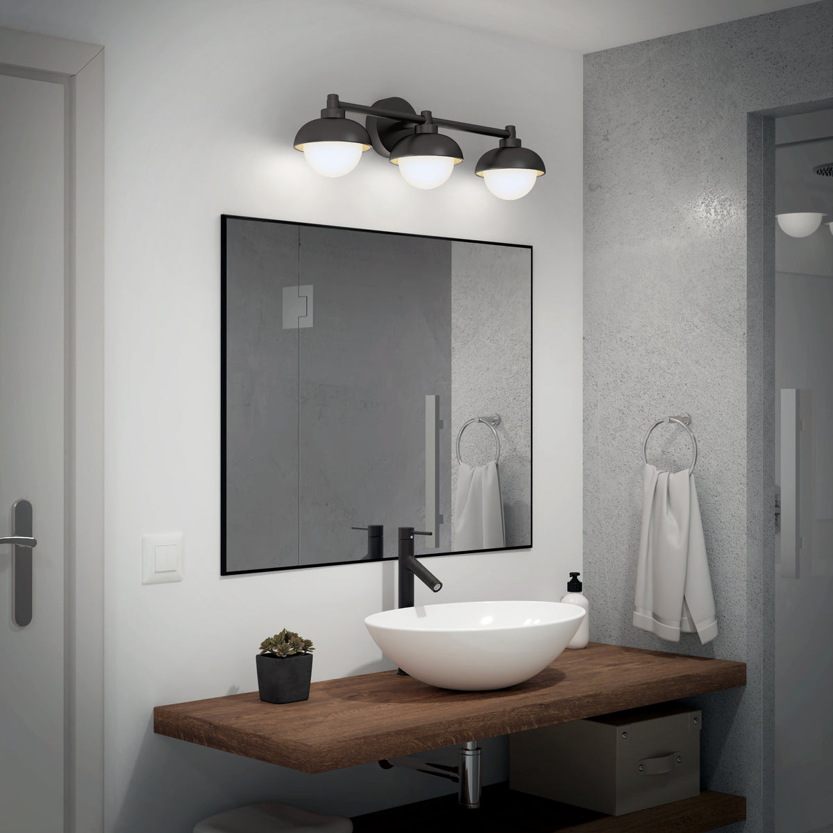 Boden 27-in (69 cm) Integrated LED 5-CCT Vanity Light Bar for Bathroom