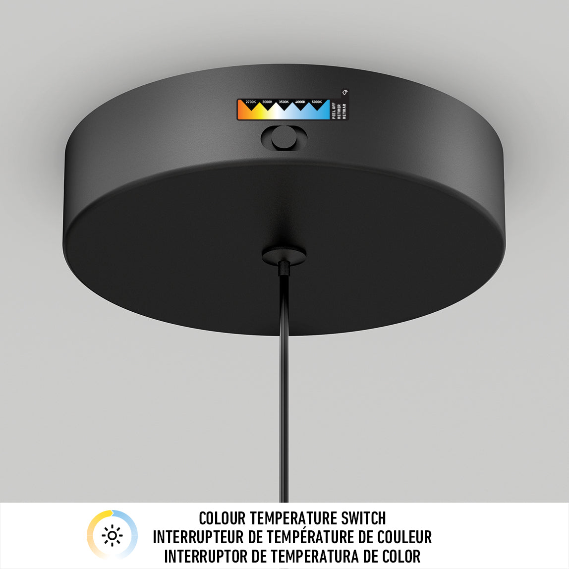 Colin LED modern planter pendant light 5 CCT