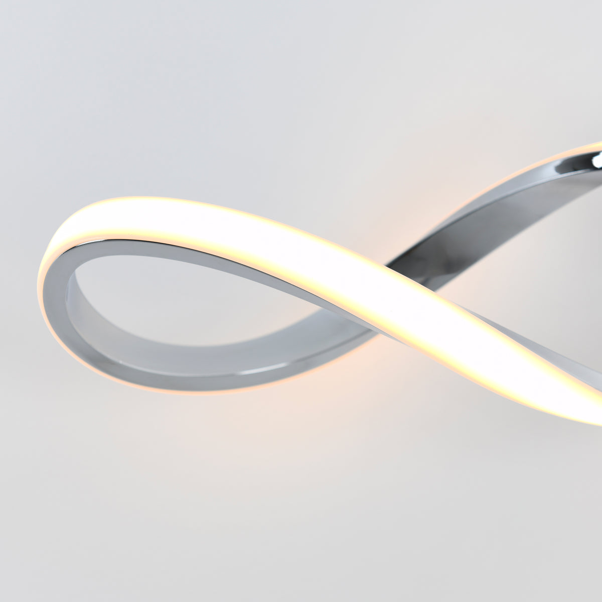 Swirl 27 pulg (68 cm) luminario de vanidad de 3 luces LED moderno para baño