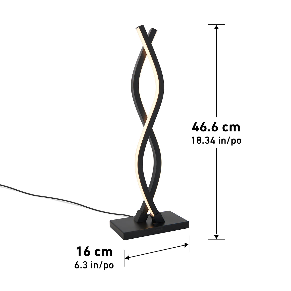Wave LED Table Lamp