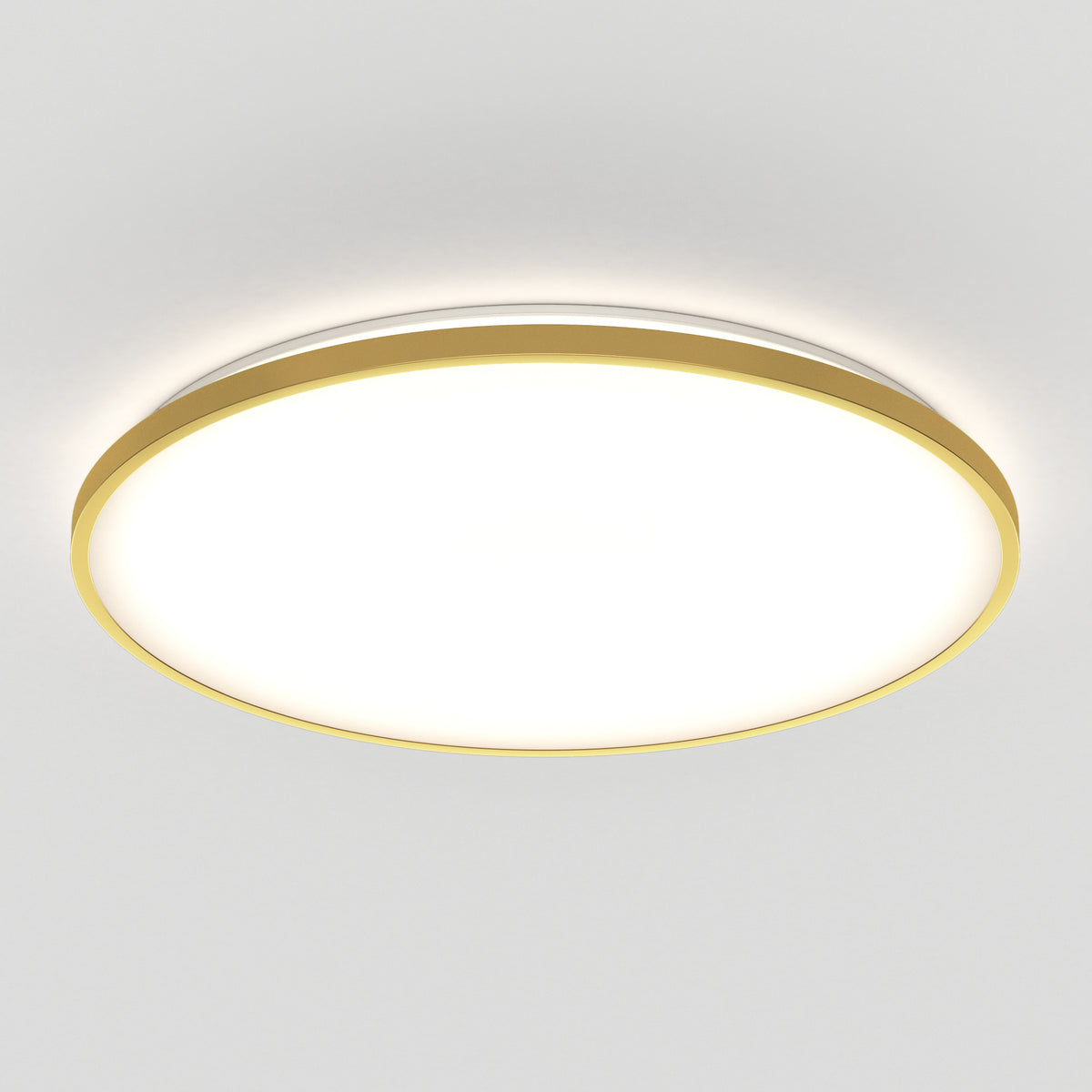 Europa 21 in. LED modern flush mount light - with remote