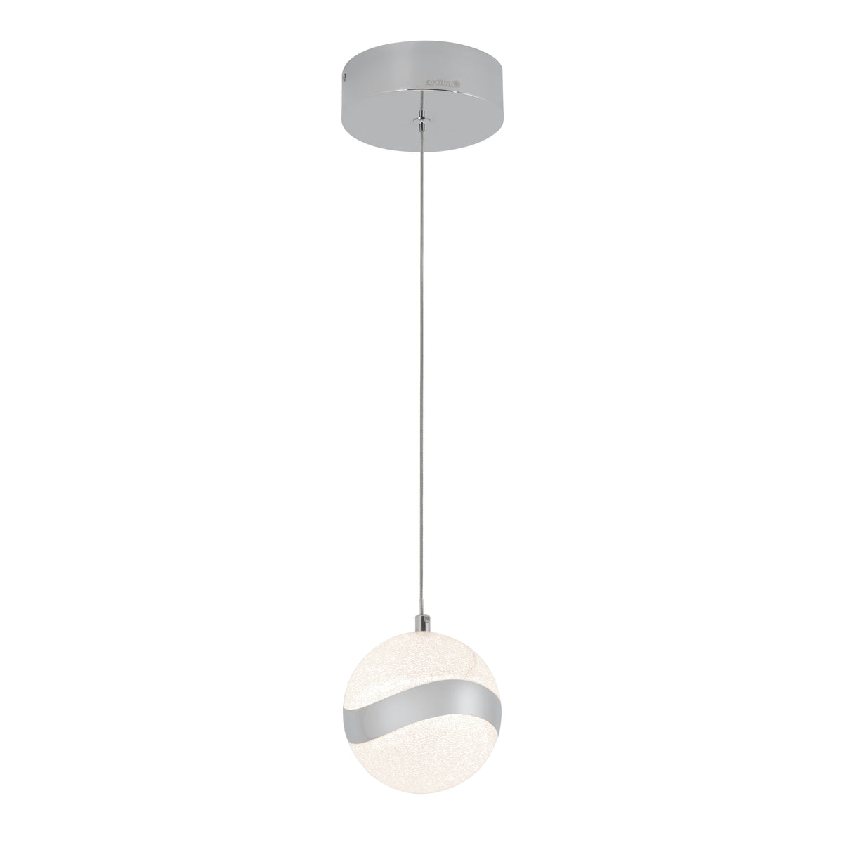 Wavey LED pendant light
