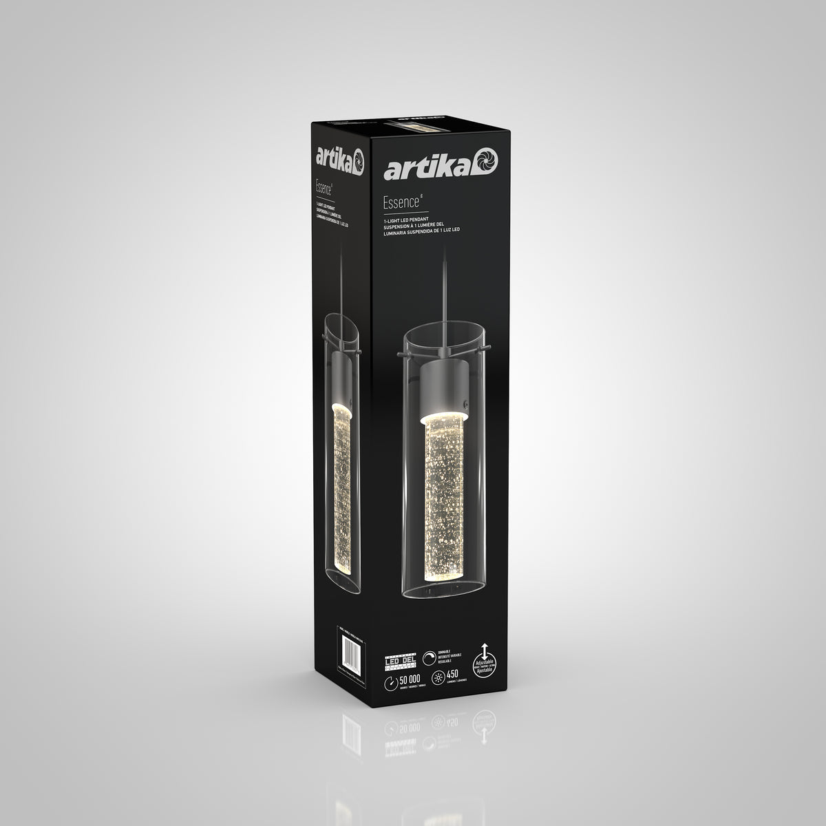 Essence lámpara suspendida LED de 1 luz