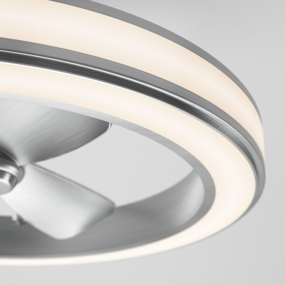 Edwin 25 in. (64 cm) LED modern fandelier ceiling fan with light - includes remote
