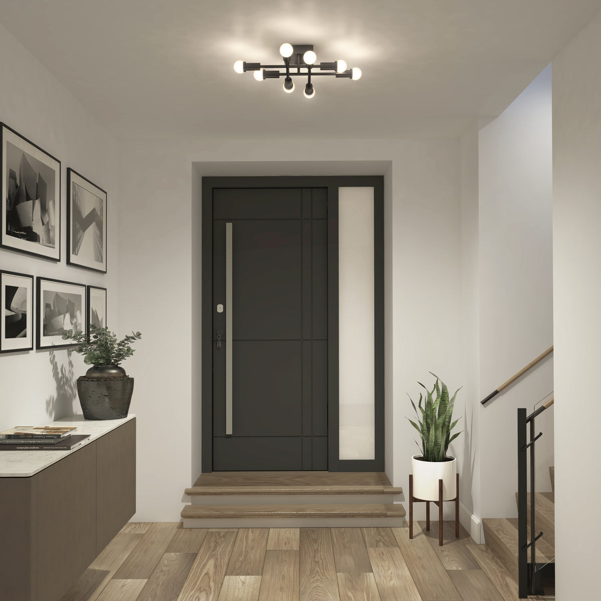 Aristo 21 in. (53 cm) Modern LED Flush Mount Ceiling Light 3 CCT