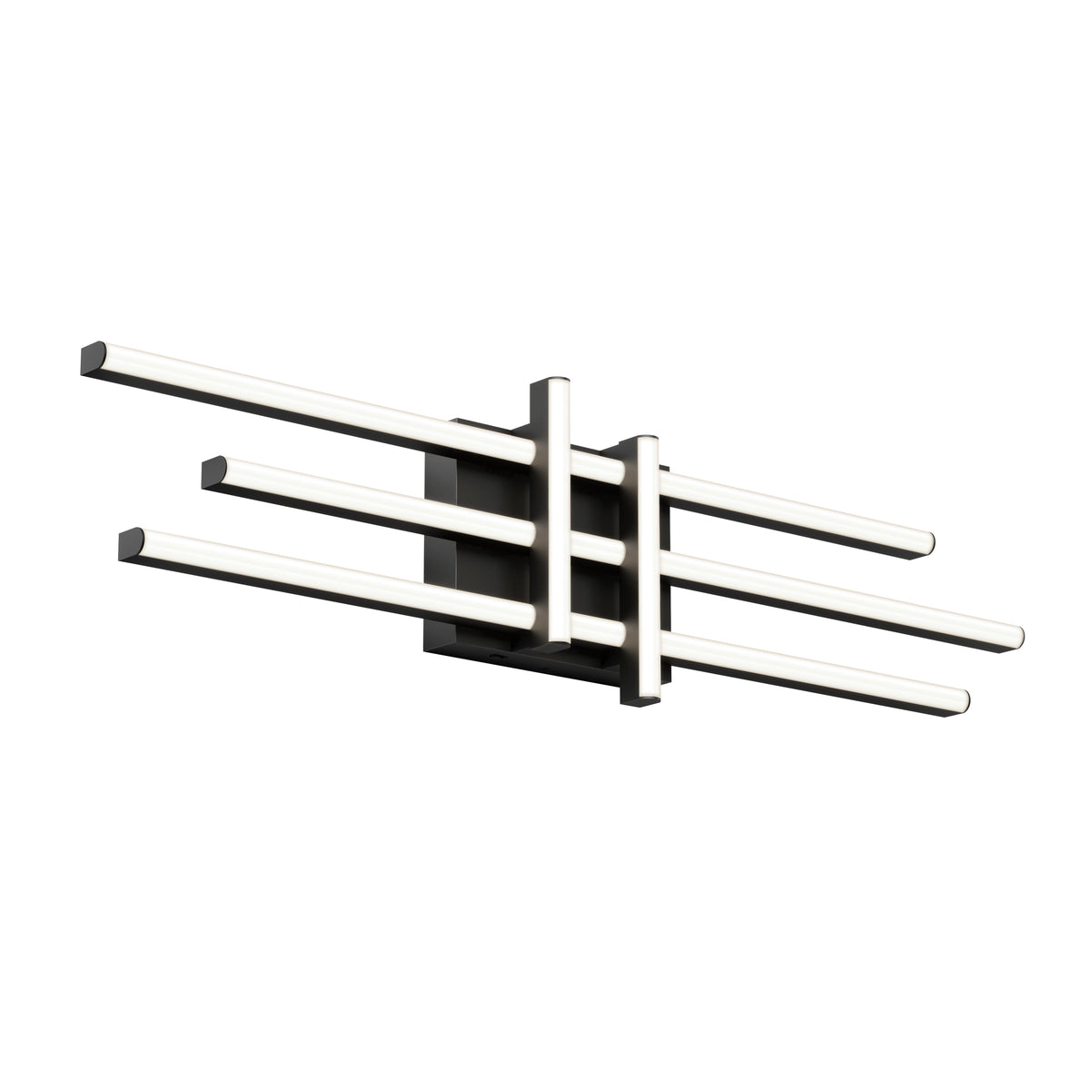 Grid modern LED bathroom vanity light
