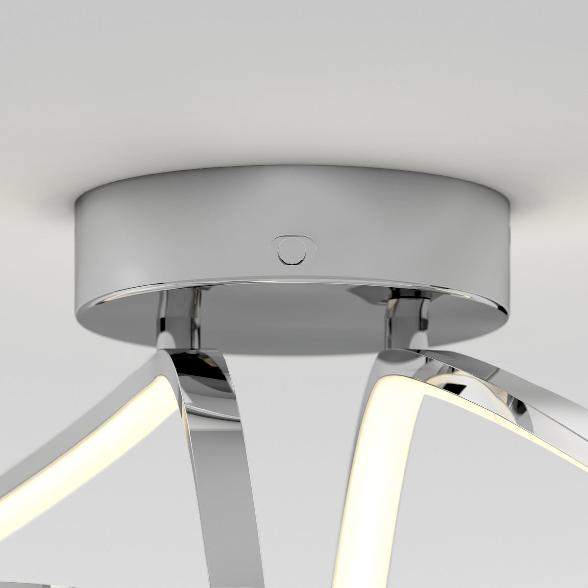 Loop luz de techo LED moderna empotrada 35 x 17 cm (14 x 7 in.) 3 CCT