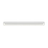 A modern, slim rectangular LED ceiling light fixture, white in color, photographed against a plain white background.