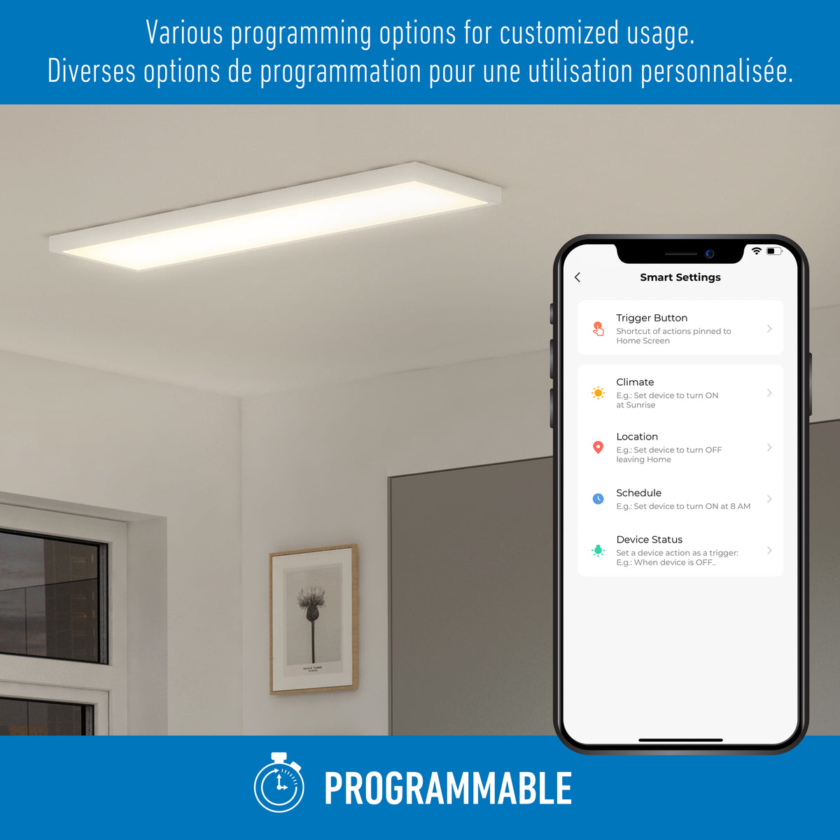 Skyshade smart RGB LED light panel
