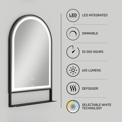 Arturo 20 in. x 32 in. LED mirror 3 CCT with defogger