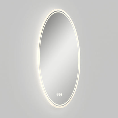 Corby espejo LED 3 CCT 22 in. x 28 in. con antivaho