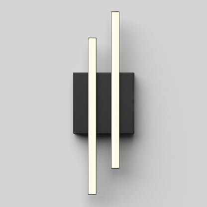 Grid indoor-outdoor LED wall light